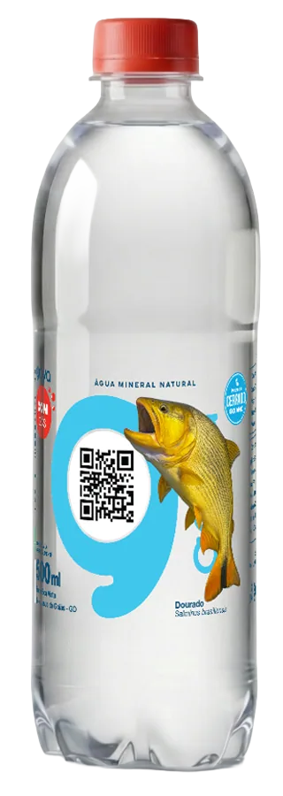 Garrafa Goyá 500ml com rótulo do Dourado