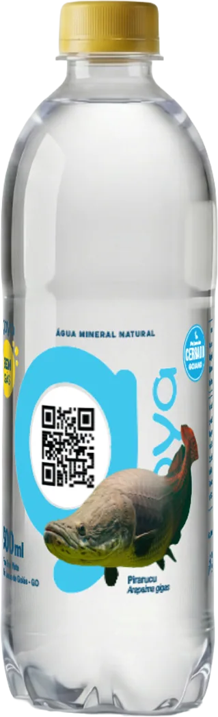Garrafa Goyá 500ml com rótulo do Pirarucu
