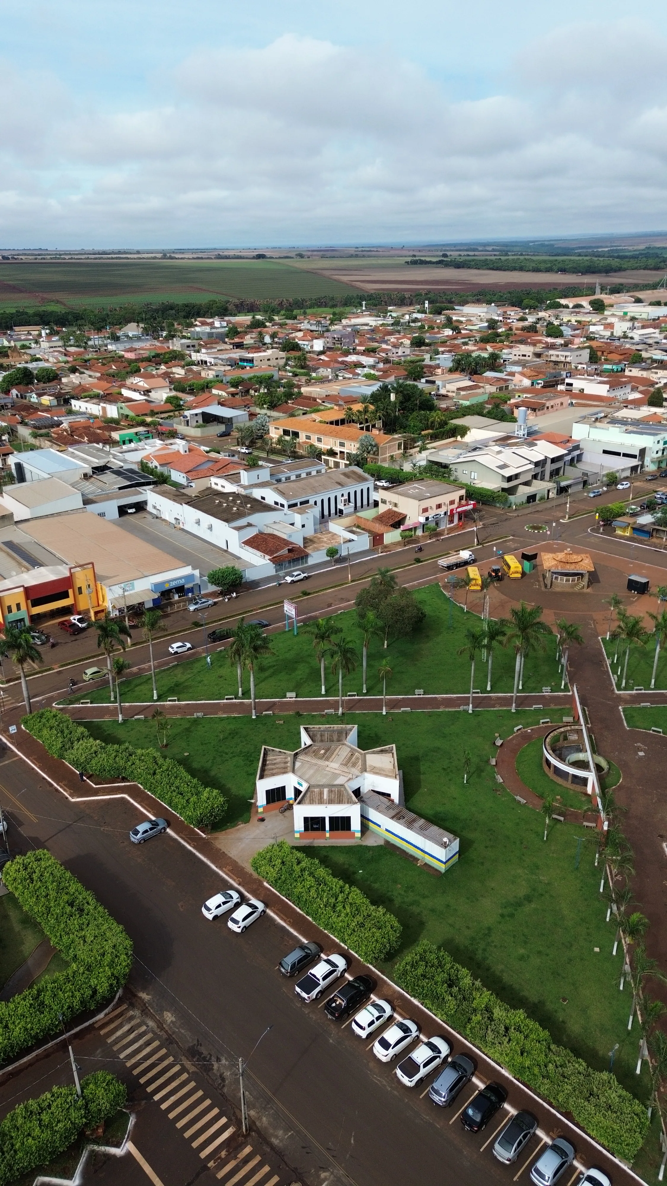 Vista aérea de Bom Jesus de Goiás