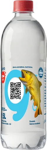 Garrafa 1,5L Dourado