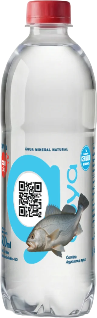 Garrafa Goyá 500ml, rótulo Corvina