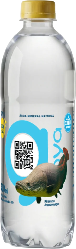 Garrafa Goyá 500ml, rótulo Pirarucu